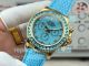 Swiss Replica Rolex Beach Daytona Diamond Bezel Baby Blue Leather Strap Watch (2)_th.jpg